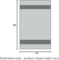 12 Pack Muslin Burp Cloths 100% Cotton Muslin Cloths Large 20''x10'' Extra Soft and Absorbent Baby Burping Cloth - White - 7DAY'S