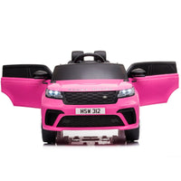 12V Licensed Range Rover Kids Ride - On Car, Battery Powered Vehicle w/ Remote Control, LED Lights, Music, Spring Suspension, Soft Start, Electric Car Toy Gift - 7DAY'S