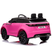 12V Licensed Range Rover Kids Ride - On Car, Battery Powered Vehicle w/ Remote Control, LED Lights, Music, Spring Suspension, Soft Start, Electric Car Toy Gift - 7DAY'S