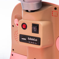 12V Two - seater Kids Ride On Level Up Electric Motorcycle,2wd,Three - wheel Toy w/Music,Bluetooth,USB,Backseat flip adult seat,Portable Storage Hooks&Oversized Trunk,LED Headlight For Kids 3 - 6. - 7DAY'S