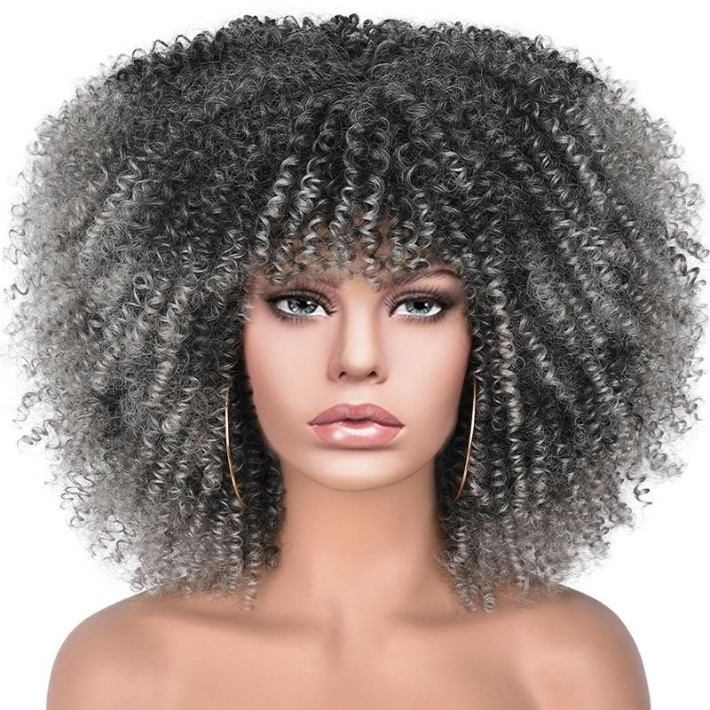 15Inch Curly Wigs for Black Women Afro Bomb Curly Wig - 7DAY'S