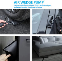 18 - piece car emergency kit with window wedge, air wedge bag pump, long distance grabber, automatic trim and removal tool - 7DAY'S
