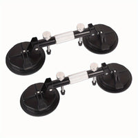 2 Pack Vacuum Suction Cup Glass Lifter Ceramic Tile Sucker Plate Horizontal Suction 110lbs Max Floor Lifting Tool - 7DAY'S