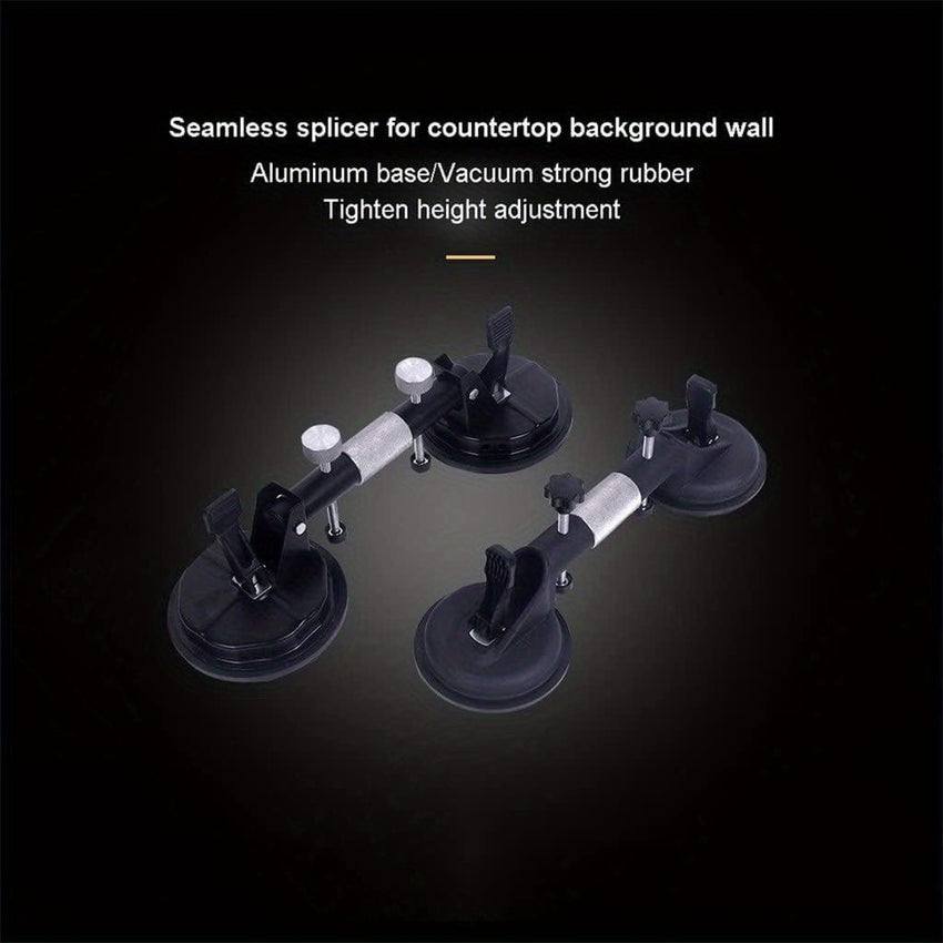 2 Pack Vacuum Suction Cup Glass Lifter Ceramic Tile Sucker Plate Horizontal Suction 110lbs Max Floor Lifting Tool - 7DAY'S