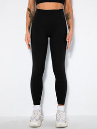 2 Pack Womens Seamless Ribbed Leggings Soft Slimming Yoga Pants, Ribbed Yoga Pants High Waisted Gym Leggings Sport Women Fitness Seamless Female - 7DAY'S