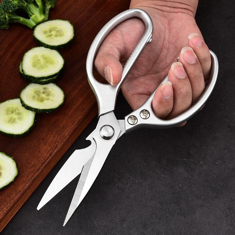 2 - Pcs Kitchen Scissors Set, All - Purpose Heavy - Duty Kitchen Shears with Anti - Slip Handle & Safety Lock(Super good qualiey) - 7DAY'S