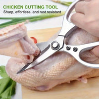 2 - Pcs Kitchen Scissors Set, All - Purpose Heavy - Duty Kitchen Shears with Anti - Slip Handle & Safety Lock(Super good qualiey) - 7DAY'S