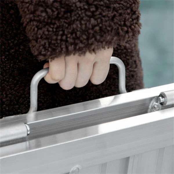 2' Steps Ramp,Portable Wheelchair Ramp,Carpeted Foldable Handicap Ramp - 7DAY'S