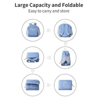 2024 Wholesale folding backpacks custom logo school backpack multifunctional casual sports backpacks - 7DAY'S