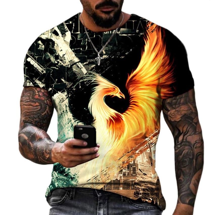 2025 Men's 3D Printed Short - Sleeved T-Shirt - 7DAY'S