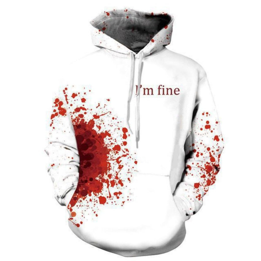 2025 new graffiti painting 3D digital printing hoodie, trendy men's sweater - 7DAY'S