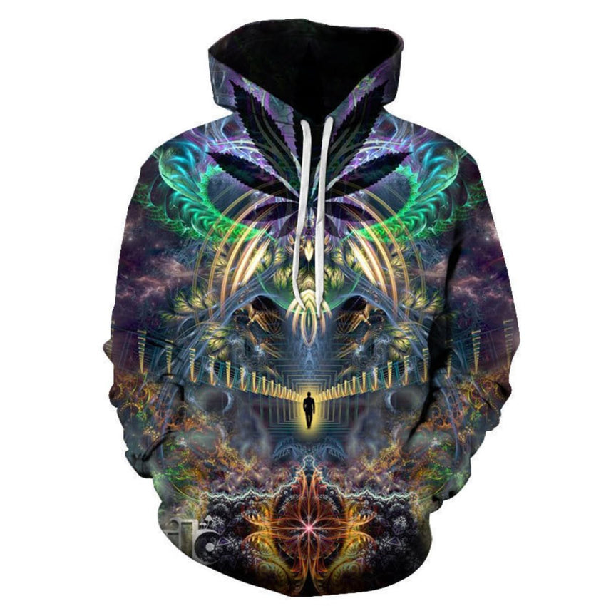2025 new graffiti painting 3D digital printing hoodie, trendy men's sweater - 7DAY'S