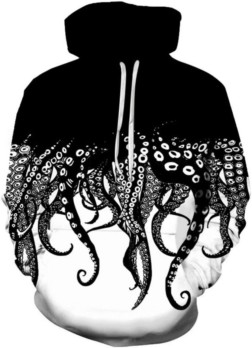 2025 new graffiti painting 3D digital printing hoodie, trendy men's sweater - 7DAY'S