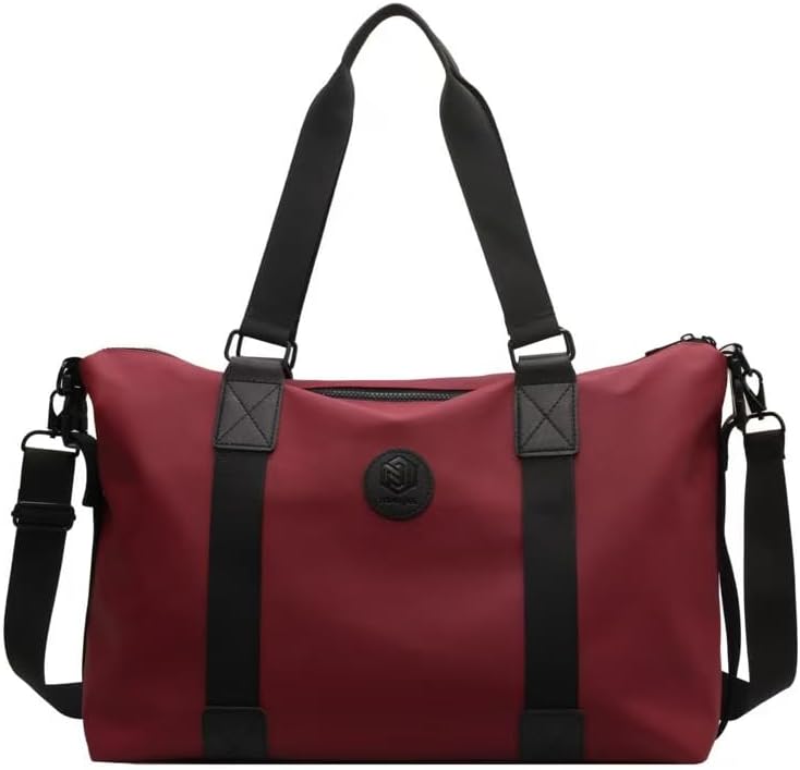 2025 Summer Casual Large - Capacity Travel Bag - Lightweight Fitness Gym Bag with Independent Shoe Compartment, Multifunctional Sports Yoga Luggage Bag (Pink) - 7DAY'S