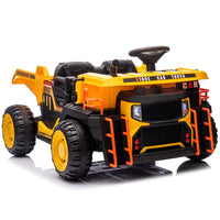 24V Two - seater Kids Ride On Electric Car W/parents control,Seat width 19.69in,400W motor,E - rear dump,light&rear searchlight,USB,MP3,Bluetooth,Music,Provide a Speed of 3.11 - 4.97MPH For Kids Aged 3+. - 7DAY'S