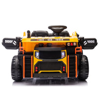 24V Two - seater Kids Ride On Electric Car W/parents control,Seat width 19.69in,400W motor,E - rear dump,light&rear searchlight,USB,MP3,Bluetooth,Music,Provide a Speed of 3.11 - 4.97MPH For Kids Aged 3+. - 7DAY'S