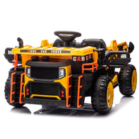 24V Two - seater Kids Ride On Electric Car W/parents control,Seat width 19.69in,400W motor,E - rear dump,light&rear searchlight,USB,MP3,Bluetooth,Music,Provide a Speed of 3.11 - 4.97MPH For Kids Aged 3+. - 7DAY'S