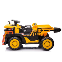 24V Two - seater Kids Ride On Electric Car W/parents control,Seat width 19.69in,400W motor,E - rear dump,light&rear searchlight,USB,MP3,Bluetooth,Music,Provide a Speed of 3.11 - 4.97MPH For Kids Aged 3+. - 7DAY'S