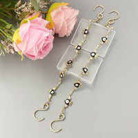 2Pcs Bling Evil Eye Shoe Chains for Girls for Clog Sandals, Gothic Shoe Decoration Charms for Women - 7DAY'S