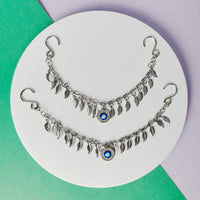 2Pcs Bling Evil Eye Shoe Chains for Girls for Clog Sandals, Gothic Shoe Decoration Charms for Women - 7DAY'S