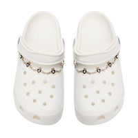 2Pcs Bling Evil Eye Shoe Chains for Girls for Clog Sandals, Gothic Shoe Decoration Charms for Women - 7DAY'S