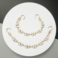 2Pcs Bling Evil Eye Shoe Chains for Girls for Clog Sandals, Gothic Shoe Decoration Charms for Women - 7DAY'S