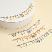 2Pcs Bling Evil Eye Shoe Chains for Girls for Clog Sandals, Gothic Shoe Decoration Charms for Women - 7DAY'S