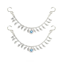 2Pcs Bling Evil Eye Shoe Chains for Girls for Clog Sandals, Gothic Shoe Decoration Charms for Women - 7DAY'S