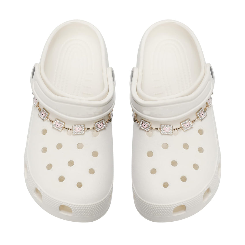 2Pcs Bling Evil Eye Shoe Chains for Girls for Clog Sandals, Gothic Shoe Decoration Charms for Women - 7DAY'S