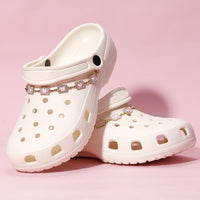 2Pcs Bling Evil Eye Shoe Chains for Girls for Clog Sandals, Gothic Shoe Decoration Charms for Women - 7DAY'S