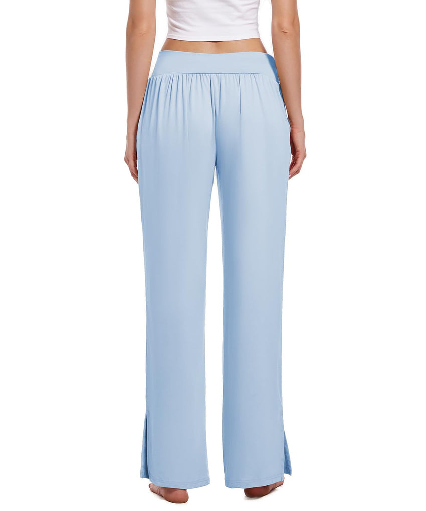 3 Pack Women's Lounge Pants Wide Leg Yoga Sweatpants with Pockets High Waisted Drawstring Lounge Loose Workout Jogger - 7DAY'S