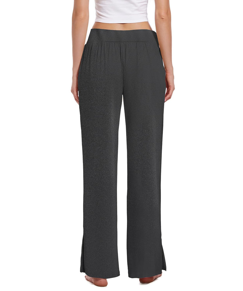 3 Pack Women's Lounge Pants Wide Leg Yoga Sweatpants with Pockets High Waisted Drawstring Lounge Loose Workout Jogger - 7DAY'S