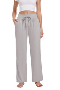 3 Pack Women's Lounge Pants Wide Leg Yoga Sweatpants with Pockets High Waisted Drawstring Lounge Loose Workout Jogger - 7DAY'S