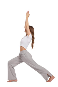 3 Pack Women's Lounge Pants Wide Leg Yoga Sweatpants with Pockets High Waisted Drawstring Lounge Loose Workout Jogger - 7DAY'S