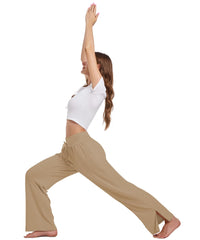 3 Pack Women's Lounge Pants Wide Leg Yoga Sweatpants with Pockets High Waisted Drawstring Lounge Loose Workout Jogger - 7DAY'S