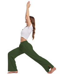 3 Pack Women's Lounge Pants Wide Leg Yoga Sweatpants with Pockets High Waisted Drawstring Lounge Loose Workout Jogger - 7DAY'S