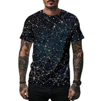 3D Graphic Print T-Shirts for Mens Casual Short Sleeve Tee Shirts Top - 7DAY'S