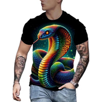 3D Graphic Print T-Shirts for Mens Casual Short Sleeve Tee Shirts Top - 7DAY'S