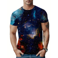 3D Graphic Print T-Shirts for Mens Casual Short Sleeve Tee Shirts Top - 7DAY'S
