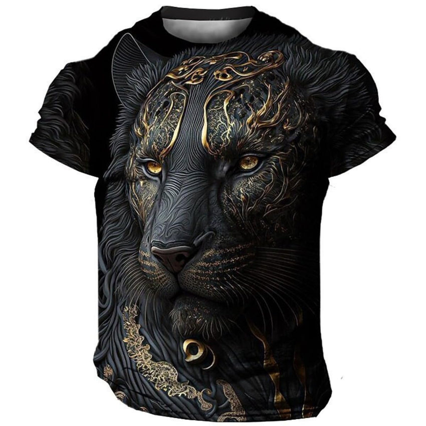 3D Printed Men's T-Shirt with Short Sleeves and Round Neck for Men T-Shirts - 7DAY'S