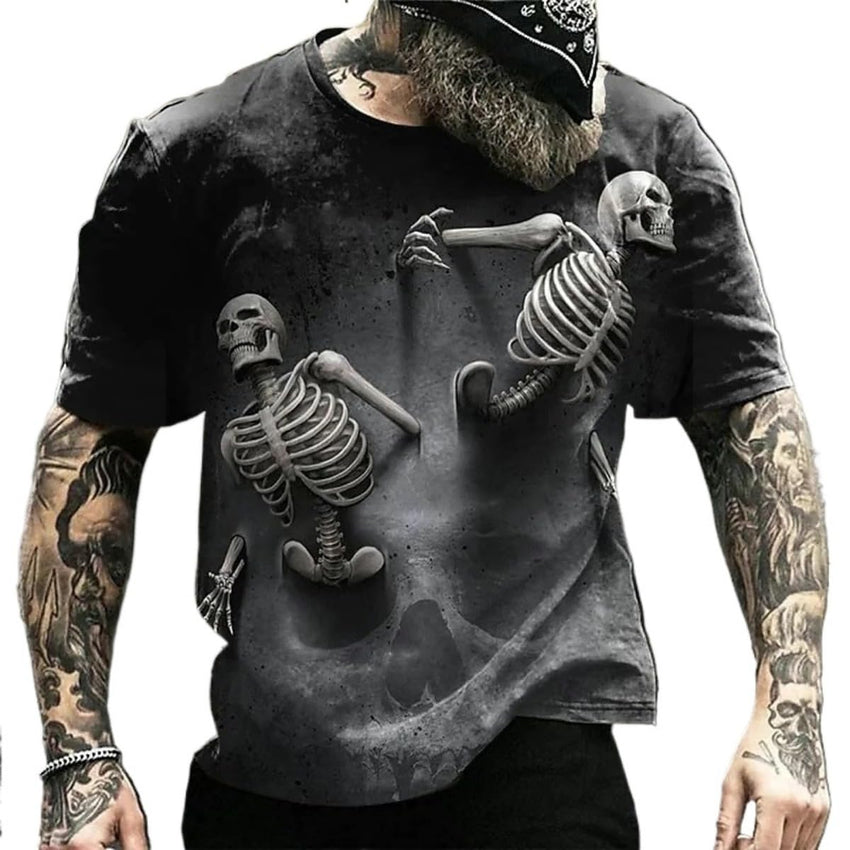 3D Printed Men's T-Shirt with Short Sleeves and Round Neck for Men T-Shirts - 7DAY'S