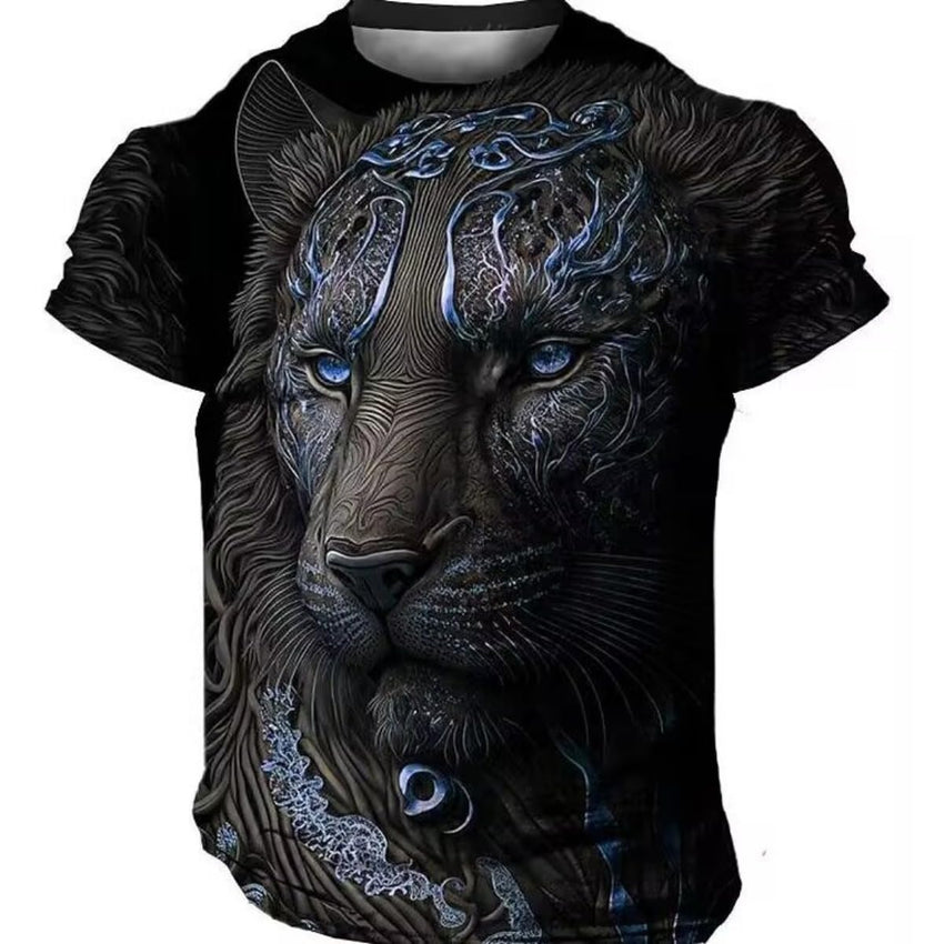 3D Printed Men's T-Shirt with Short Sleeves and Round Neck for Men T-Shirts - 7DAY'S