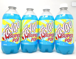 4 pack 20oz of Soda Pop Soft Drink 20oz Plastic Bottles Faygo Super Bubble (4pack, Bubble Pop) - 7DAY'S