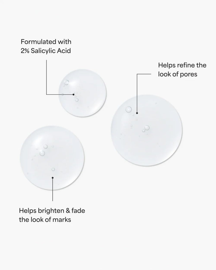 TULA Skin Care Clear Up - Pore Clearing Gel, Facial Serum, Salicylic and Azelaic Acid, Niacinamide, Clears Skin, Exfoliates, Improves Skin Smoothness, Refines the Look of Pores, 1 fl oz.