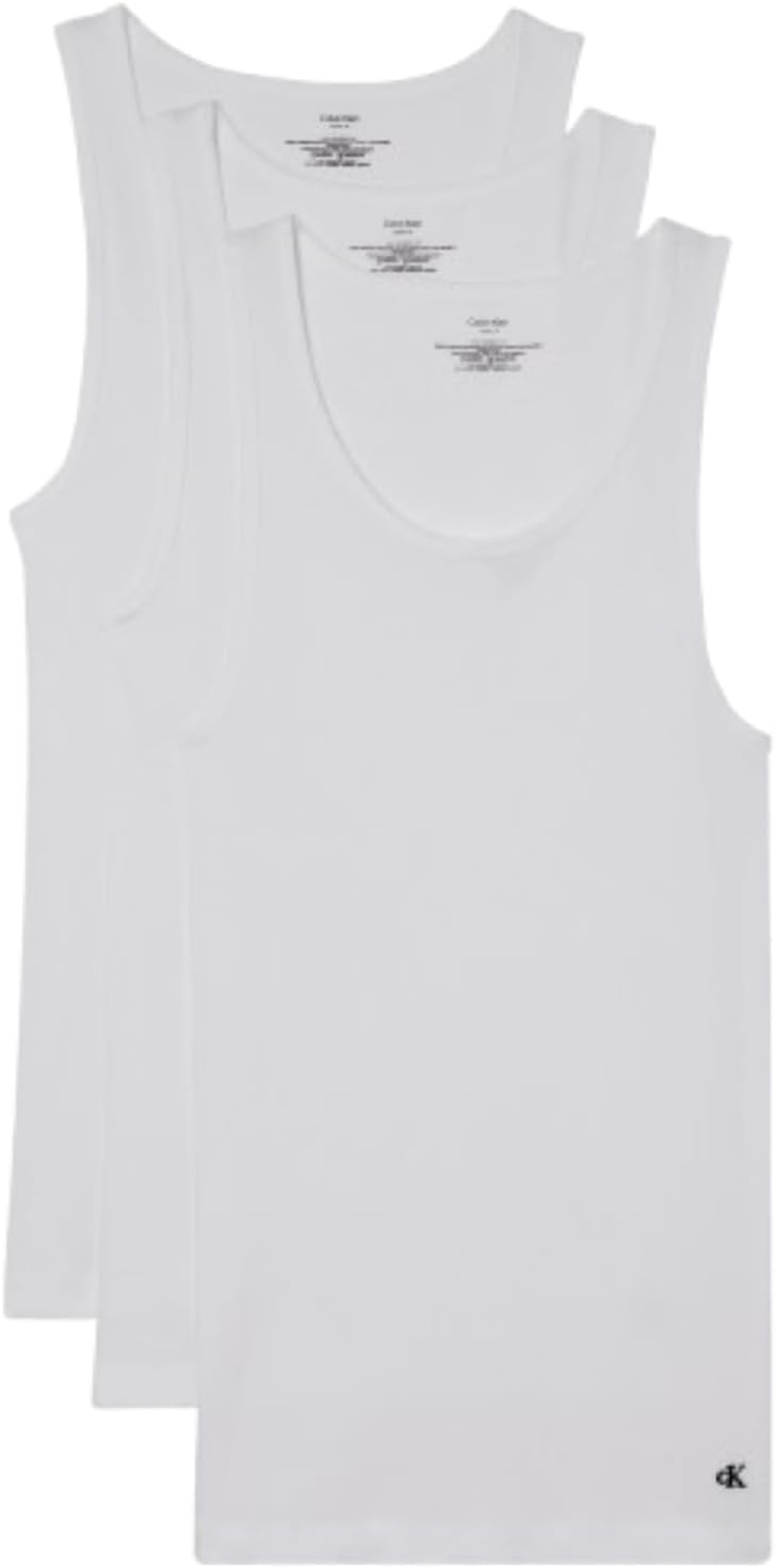 Calvin Klein Men's Cotton Classics 3-Pack Tanks