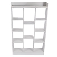 46" Tall Adjustable 4 - Shelf Wood Bookcase Storage Shelving Book Wide Bookshelf - 7DAY'S