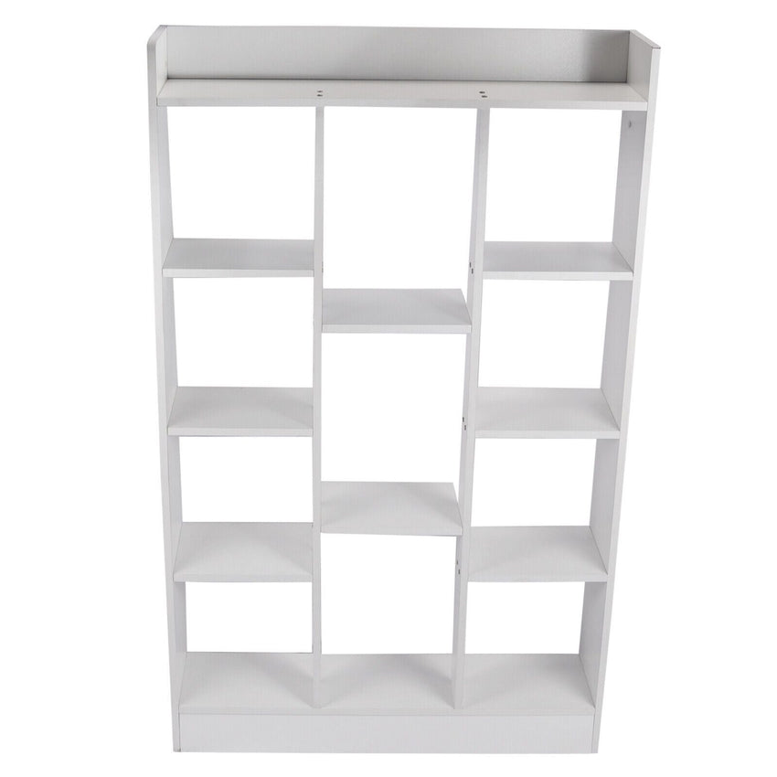 46" Tall Adjustable 4 - Shelf Wood Bookcase Storage Shelving Book Wide Bookshelf - 7DAY'S