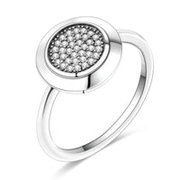 Silver Plated Women Luxury Stackable Ring Real Infinite Flower Daisy Fine Jewelry Rings For Engagement Weddling Party