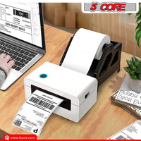 5 Core 4"x6" Direct Thermal Shipping Label 16Pk 4x6 Roll Direct 250/paper Sticker/Perforated White Mailing Labels, Commercial Grade, Premium Adhesive, Works w Most Thermal Printers - DTL 16PK - 7DAY'S