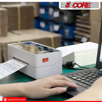 5 Core 4"x6" Direct Thermal Shipping Label 16Pk 4x6 Roll Direct 250/paper Sticker/Perforated White Mailing Labels, Commercial Grade, Premium Adhesive, Works w Most Thermal Printers - DTL 16PK - 7DAY'S